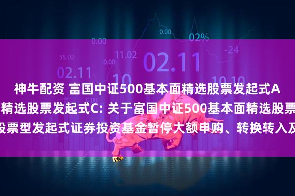 神牛配资 富国中证500基本面精选股票发起式A,富国中证500基本面精选股票发起式C: 关于富国中证500基本面精选股票型发起式证券投资基金暂停大额申购、转换转入及定期定额投资业务的公告